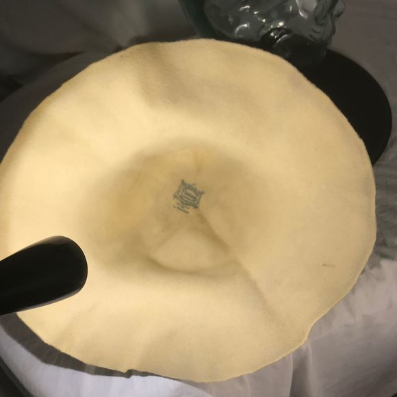 Vintage 1920s Yellow Flamanó Floppy Womens Hat